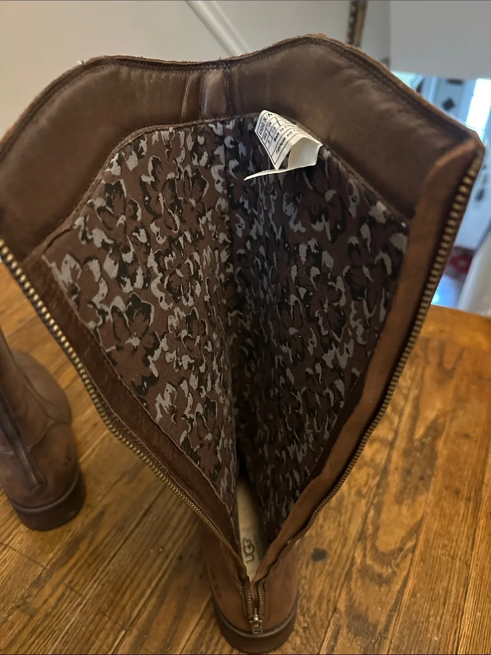 UGG Tall Brown Suede Over-the-Knee Boots